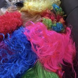 Mix colored Bundle wigs 11 pcs used