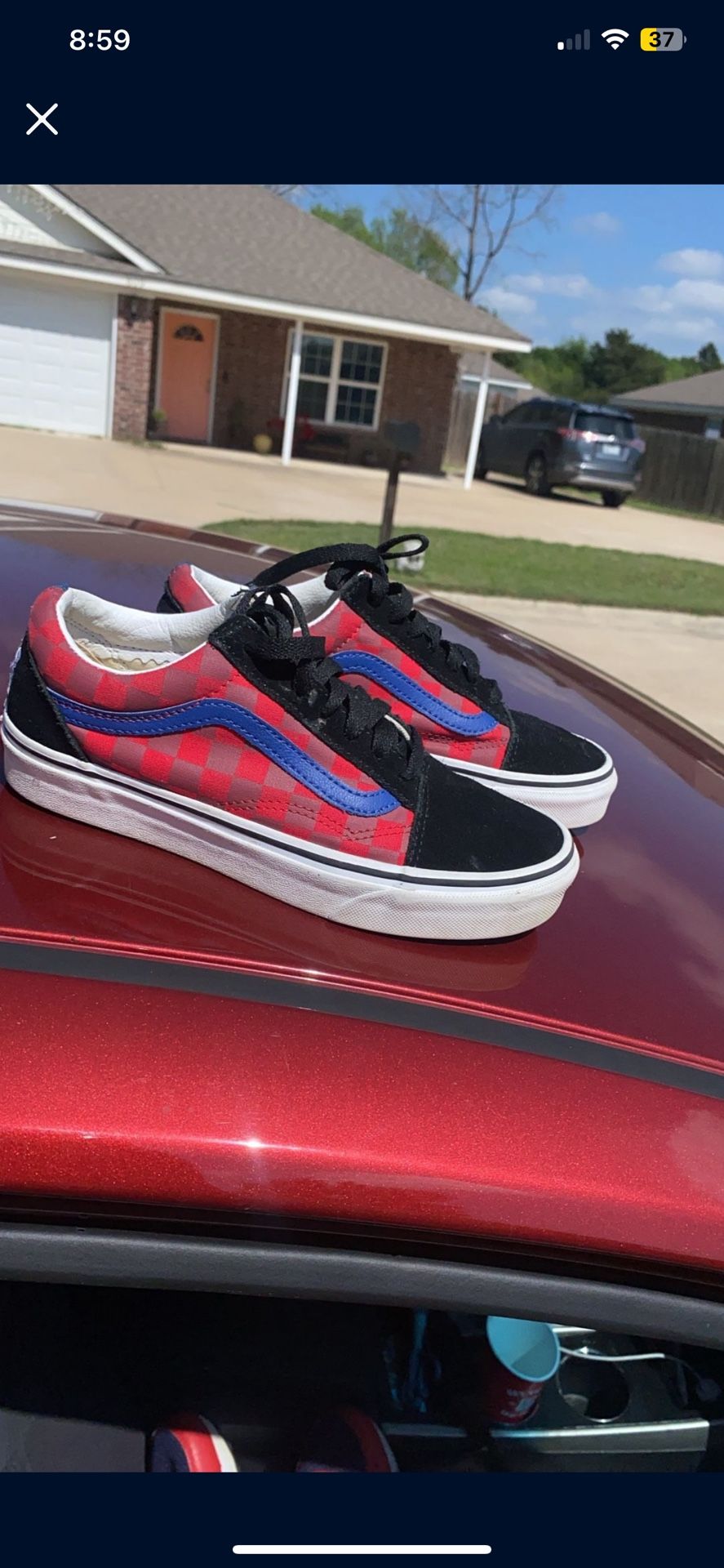 Kids Vans Size 5y