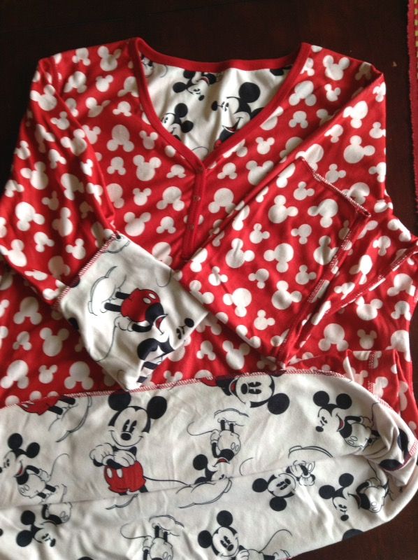 Mickey Mouse reversible nightgown.