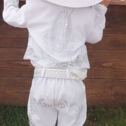 Charro bautizo / baptism boy 3t