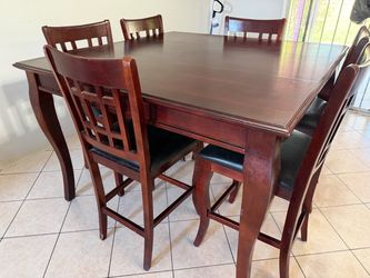 Tall dining table