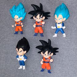 Dragon Ball Z 2026 Burger King Collection - Lot Of 5 Toys