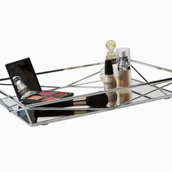 Home Details  Mirrored Vanity Tray 