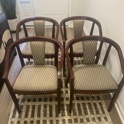 4 High End Chairs 