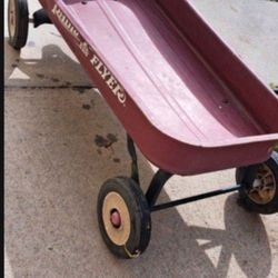 Vintage Radio Flyer Wagon 89 Red