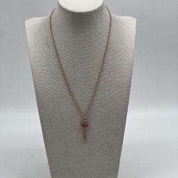 Rose Gold Key Necklace 