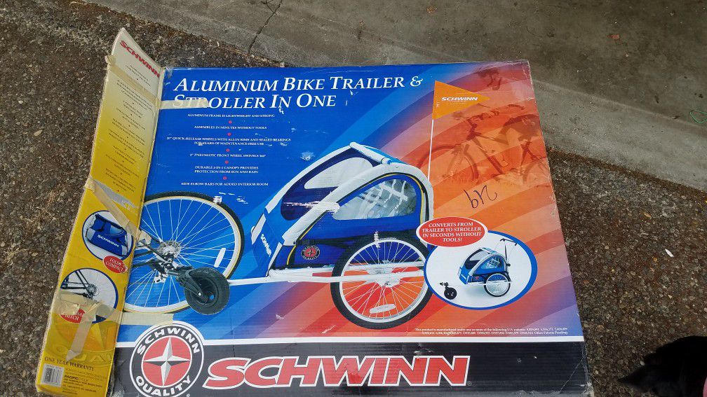 Schwinn 2 child bike stroller, jogging stroller