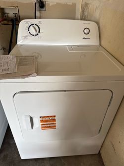Amana washer and dryer