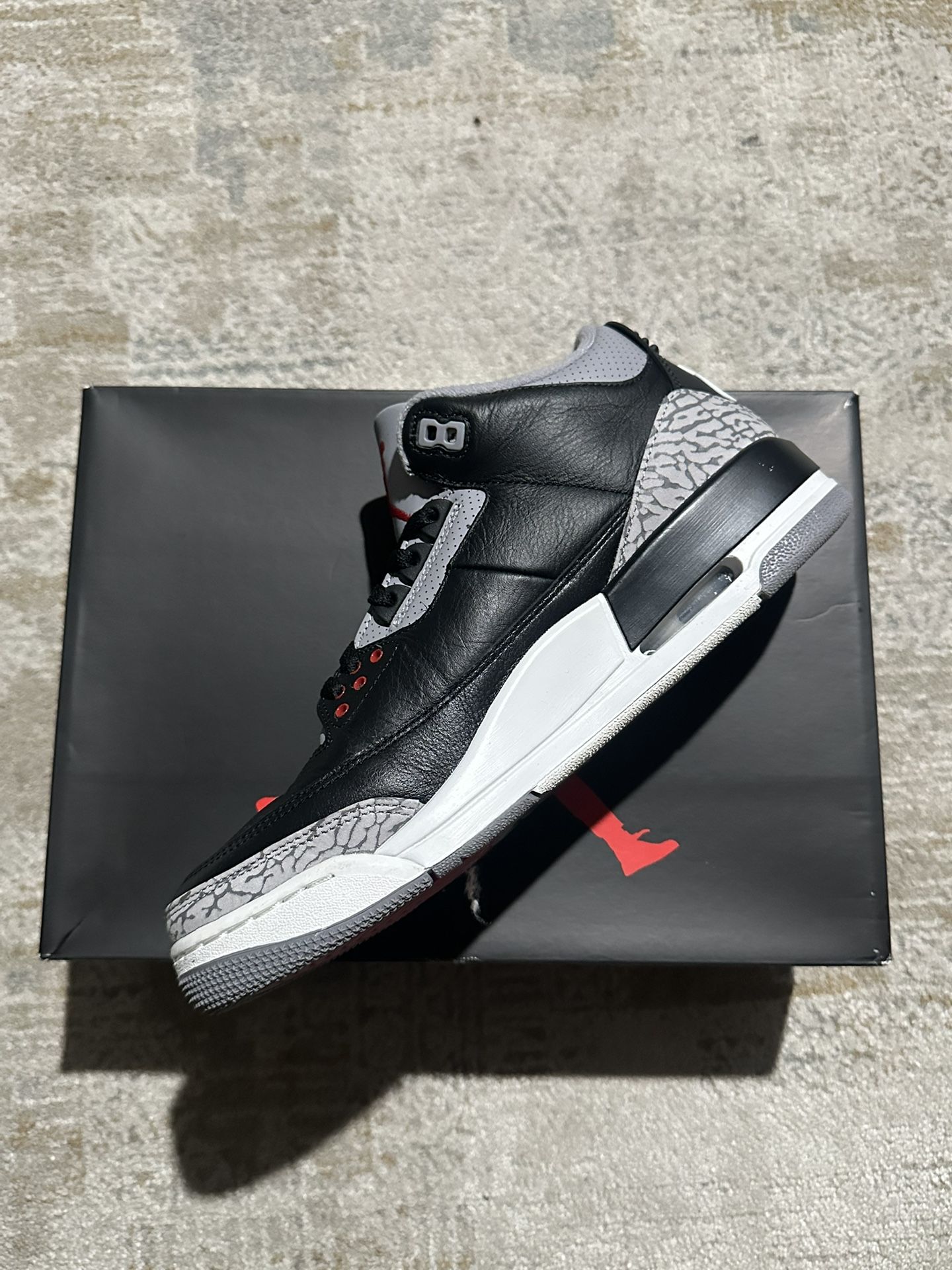 Jordan 3 Retro OG Black Cement (2024) Size 10