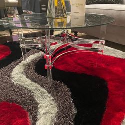 🌟BEUTIFUL 2 PIECES Chrome Coffee Table Set👍FREE FINANCING AVAILABLE 👉 NO CREDIT CHECK 👍 0 DOWN PAYMENT AVAILABLE 