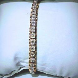 925 Gold Plated Unisex Bracelet 