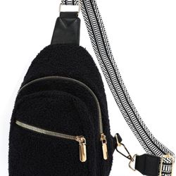 Bag for Women Men, Feather Cross Body Fanny Pack Crossbody Chest Bag Anti Theft Purse with Adjustable Strap ( Please Check My Other Stuff  more than 2