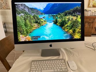 iMac 27”, i5 3.4Ghz, 8GB Memory, 1TB HDD, nVidia GT 755m Video, Wireless Keyboard and Mouse, 27” Display