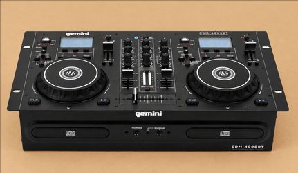 DJ Mixer CD Player USB Mp3 Pitch 2-Channel System Bluetooth Gemini CDM 4000BT 🚨 Payment Options Available 🚨 No Credit Needed 🚨