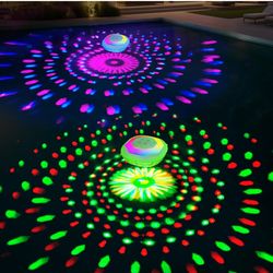 Floating Pool Lights, 9000mAh Rechargeable Swimming Pool Lights That Float, IP68 Waterproof Glow Pools Light