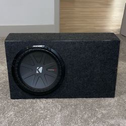 12” Kicker CompR Subwoofer And Box