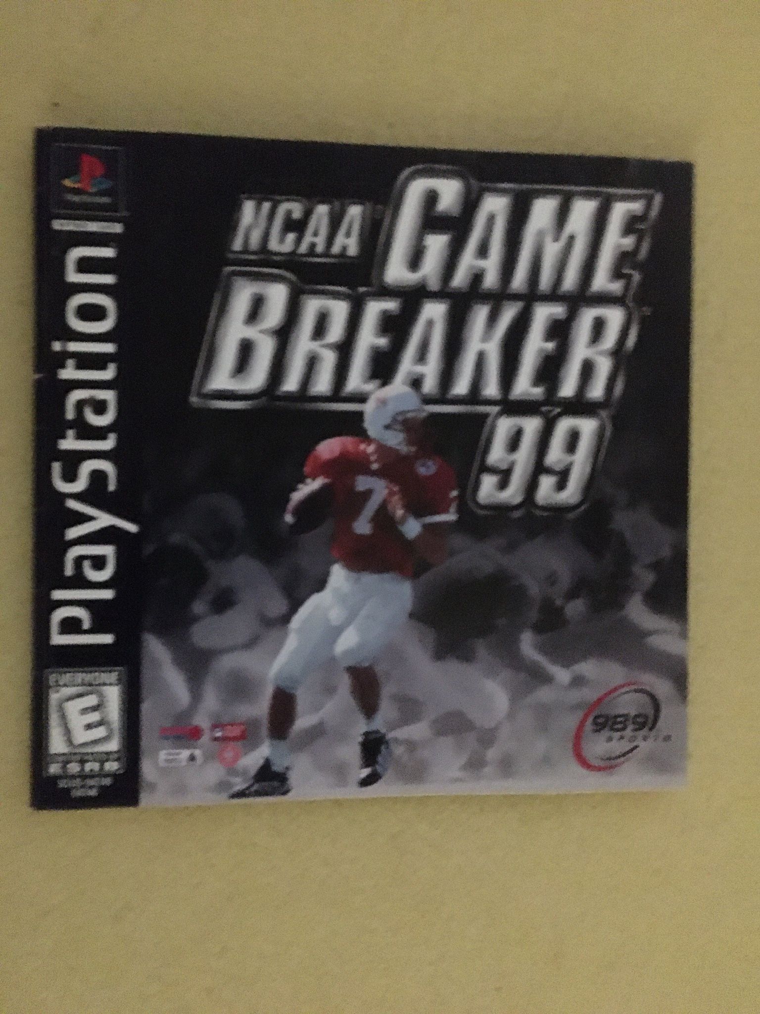 NCAA game breaker 99 Ps1 game.