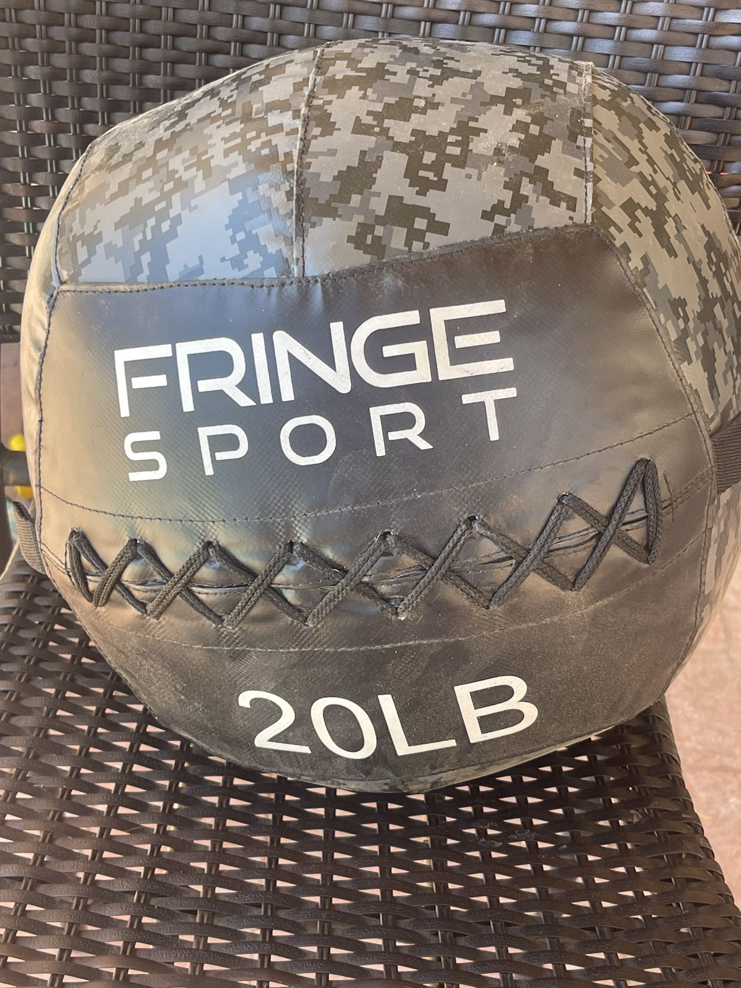 20 Lb Medicine Ball From Fringe Sport
