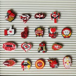 Kansas City Chiefs Croc Charms 🐊 
