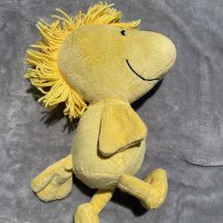 Kohls Cares Woodstock Plush 12" Yellow Bird Stuffed Animal Peanuts Charlie Brown