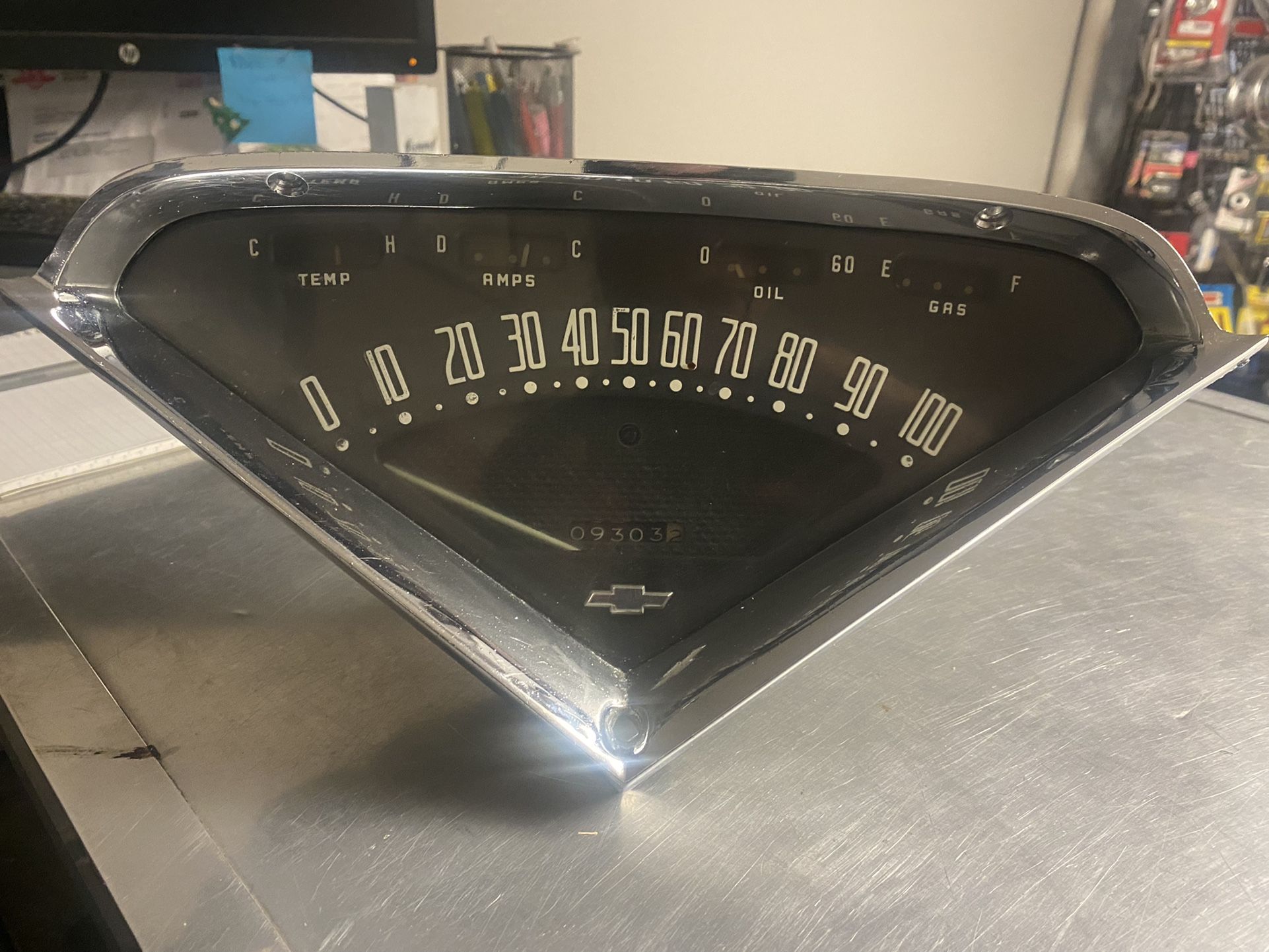 1(contact info removed) Chevy Truck Gauges With Housing