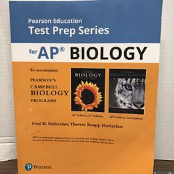Test Prep Series AP Biology Paperback Book 
