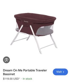 Dream On Me Portable Bassinet