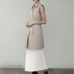 Sleeveless Trench Jacket 