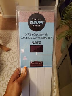 Cable and wire concealer set