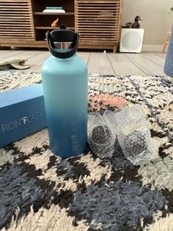 Unopened water bottle flask