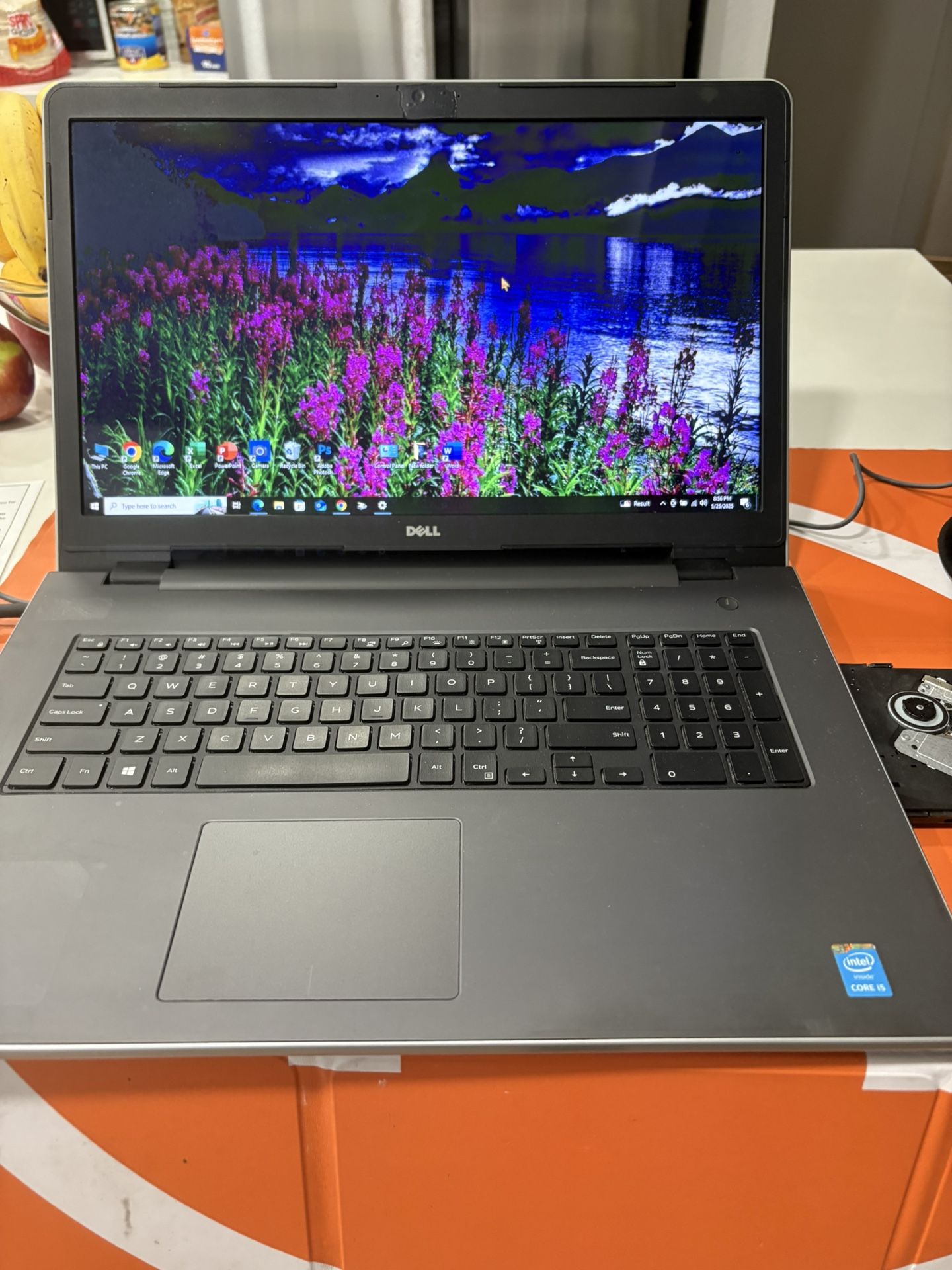 i5…i5…i5…i5. DELL INSPIRON model # 5758 LAPTOP WINDOWS 10 Professional ……… FULLY LOADED with MICROSOFT and PHOTOSHOP … installed and activated. (Y