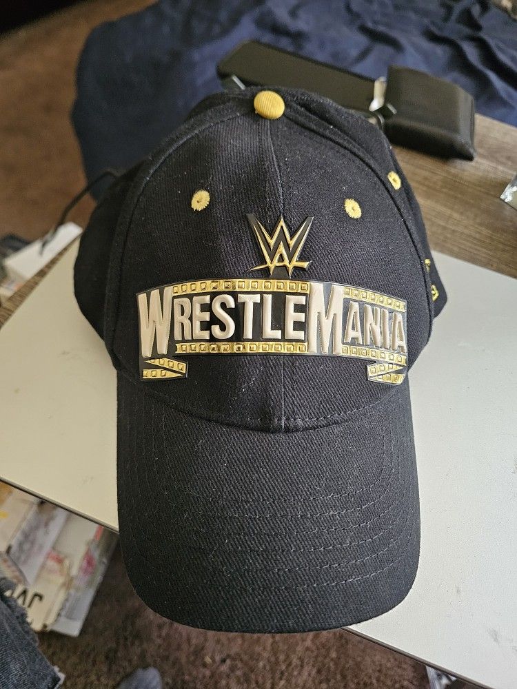 WWE WRESTLEMANIA 39 April 2023 HAT Los Angeles Black Rare