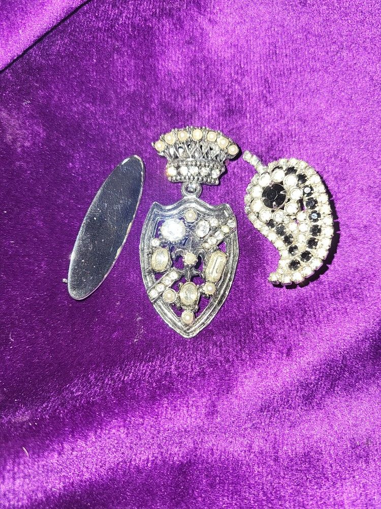Rhinestone Vintage Pins
