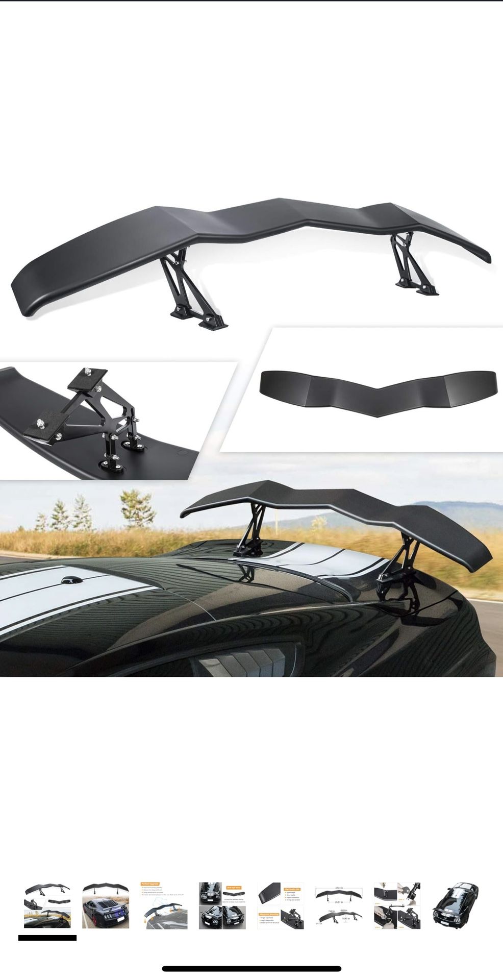 E-cow/boy Trunk Wing S...81 Inches Matte Black)