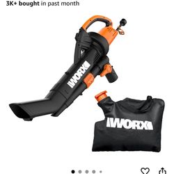 Worx WG509 Electric Leaf Blower And Mulcher