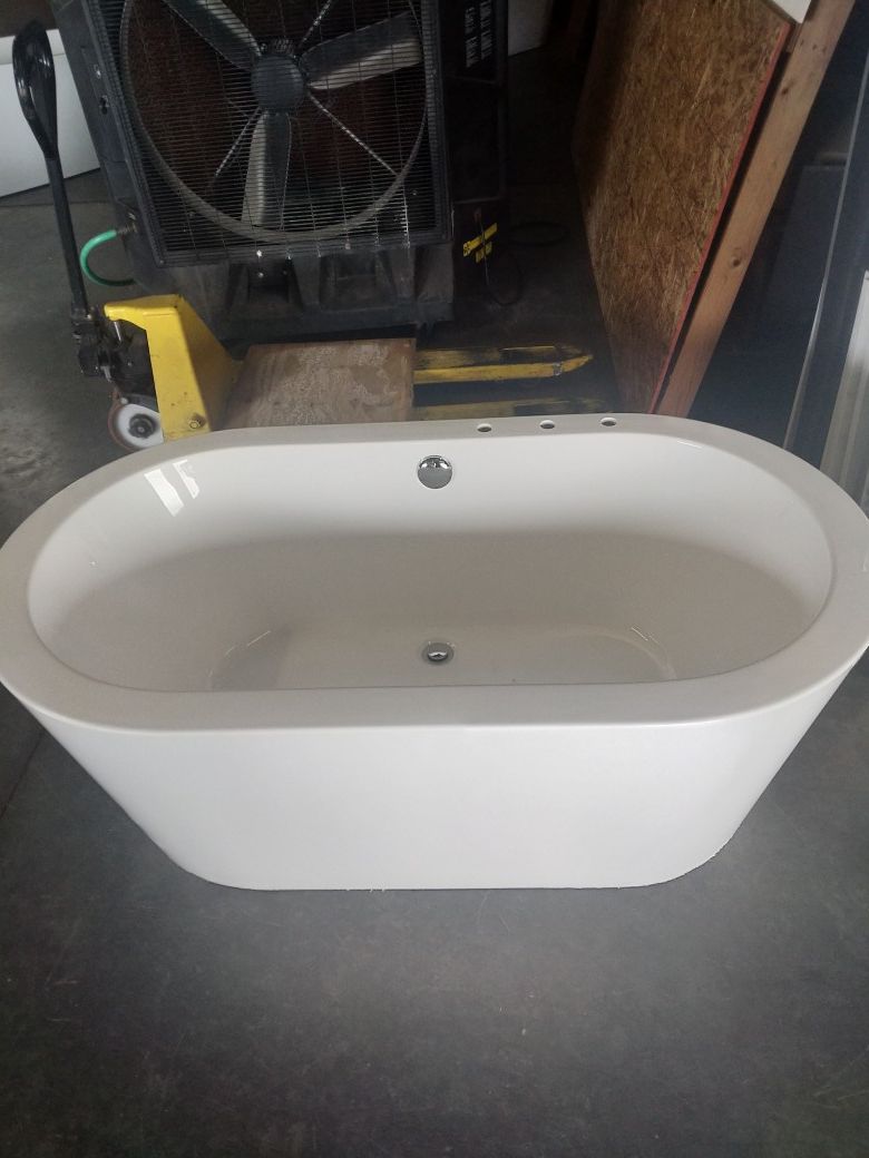 N'Aqua Sienna 59" Freestanding Bathtub