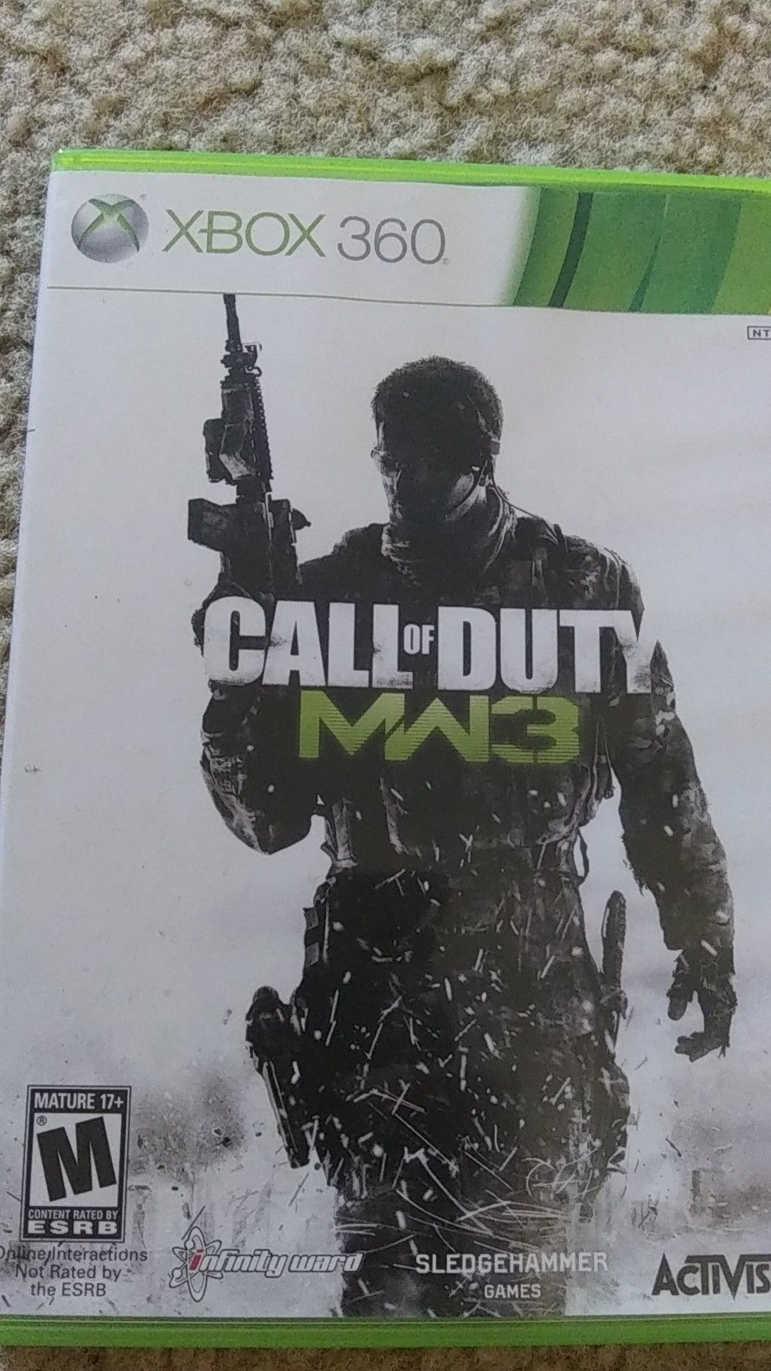 XBOX 360 CALL OF DUTY