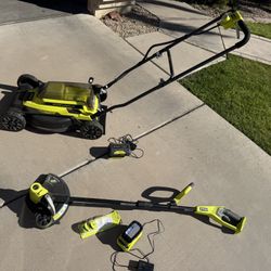 Ryobi 12v and 40v Outdoor Equipment