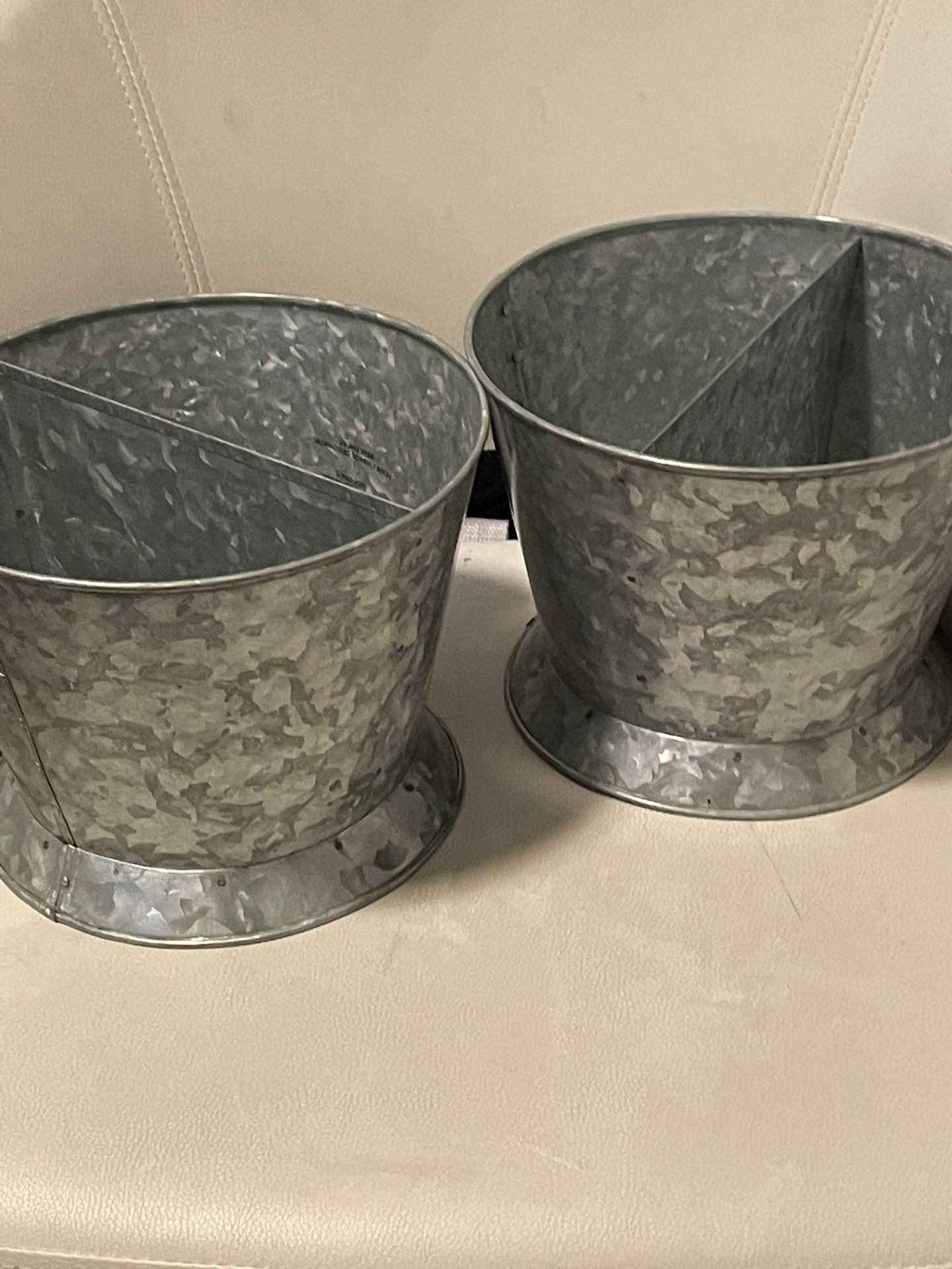 Pottery Barn Metal Pots