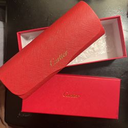 Cartier Sunshade Case Only W/Box (35) Pieces