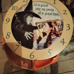 Vintage Wizard Of Oz Clock