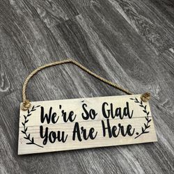Home wooden decoration sign
