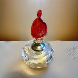 Va Bene Murano Art Crystal Perfume Bottle Two’s Company 