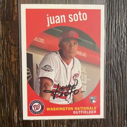 Juan Soto Rookie Card