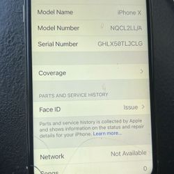 iPhone X Unlocked 64 Gb. 