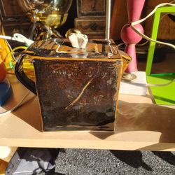 Ceramic Square Coffee Or Tea Pot. 