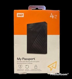 Western Digital My Passport 4TB - Black 