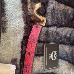 Authentic Mcm Belt With Box Bag And 1 Year Warranty Included 