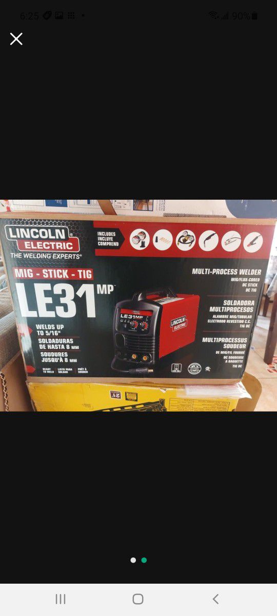 Lincoln Electric LE31MP Multi-Process Welder Kit K3461-1 BRAND NEW

