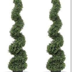 Faux Spiral Tree Plant 